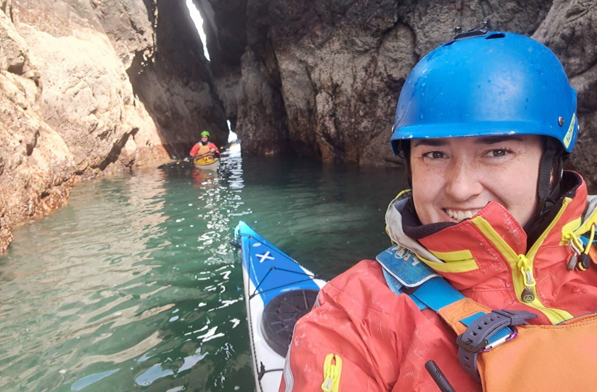 Kirstie Macmillan sea kayaking