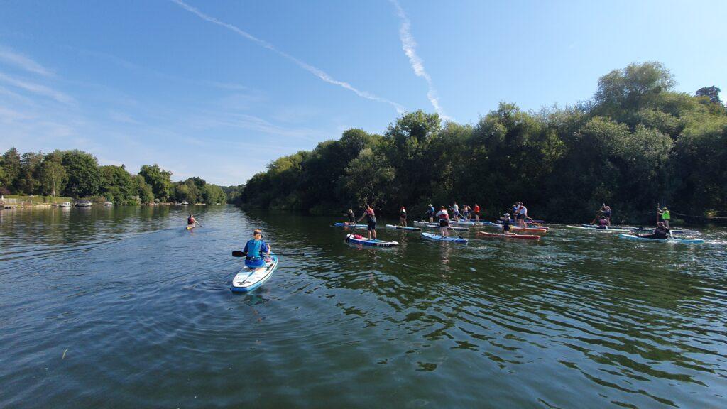 Paaddlers at the Maidenhead AquaPaddle