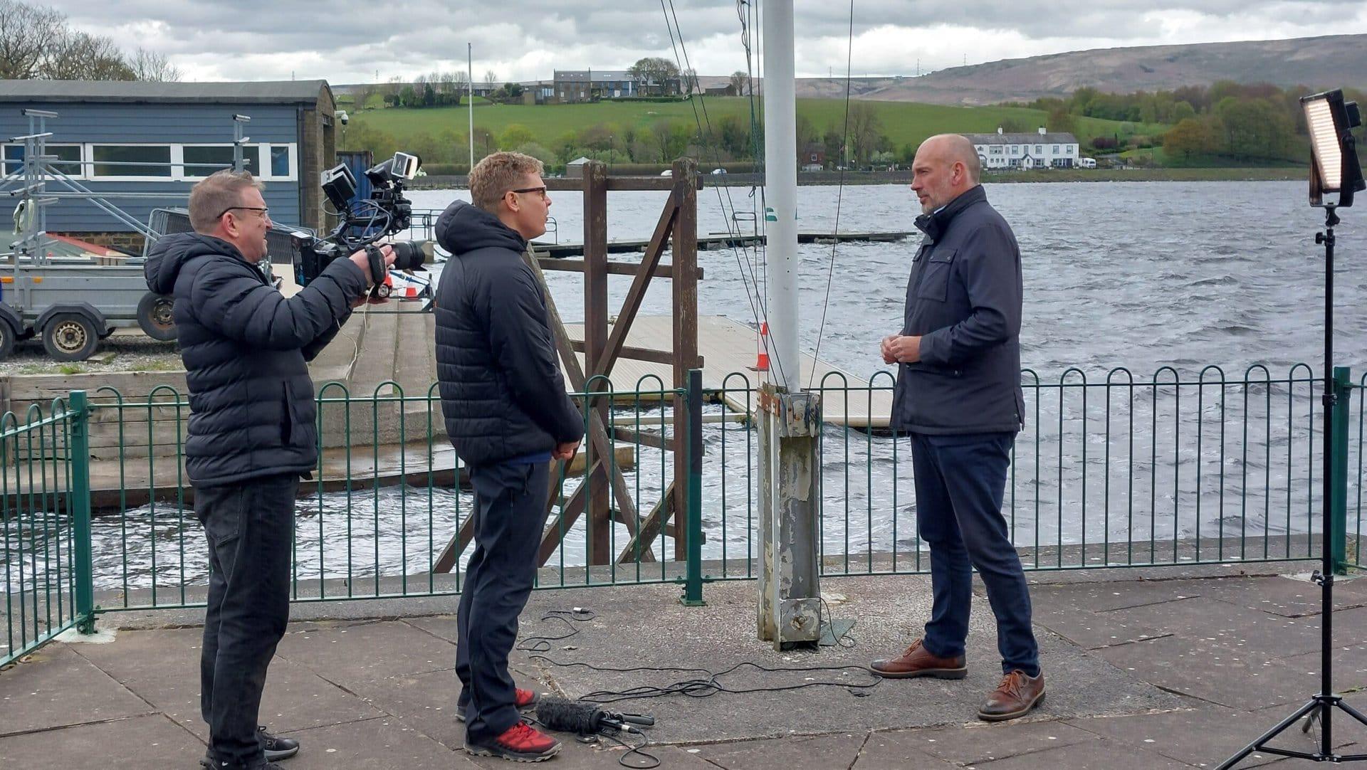 Ben Seal is interviewed by Dan Roan of the BBC