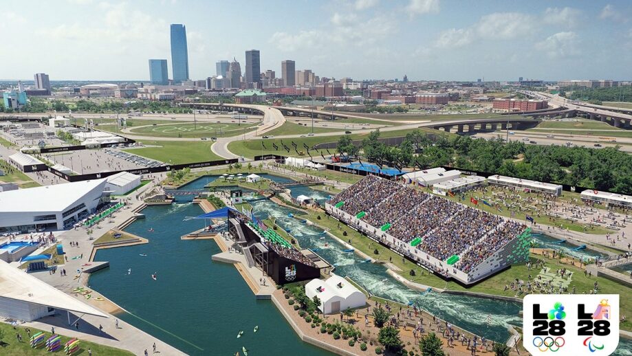 Illustration of LA venue for canoe slalom in 2028
