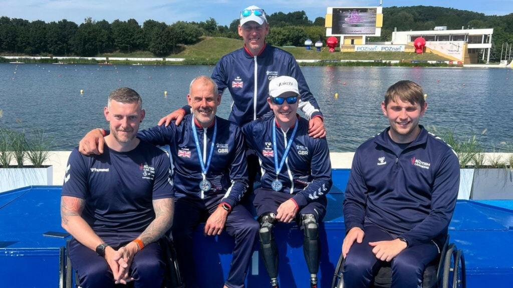Image of Paracanoe team at the 2024 Marathon European Championships
