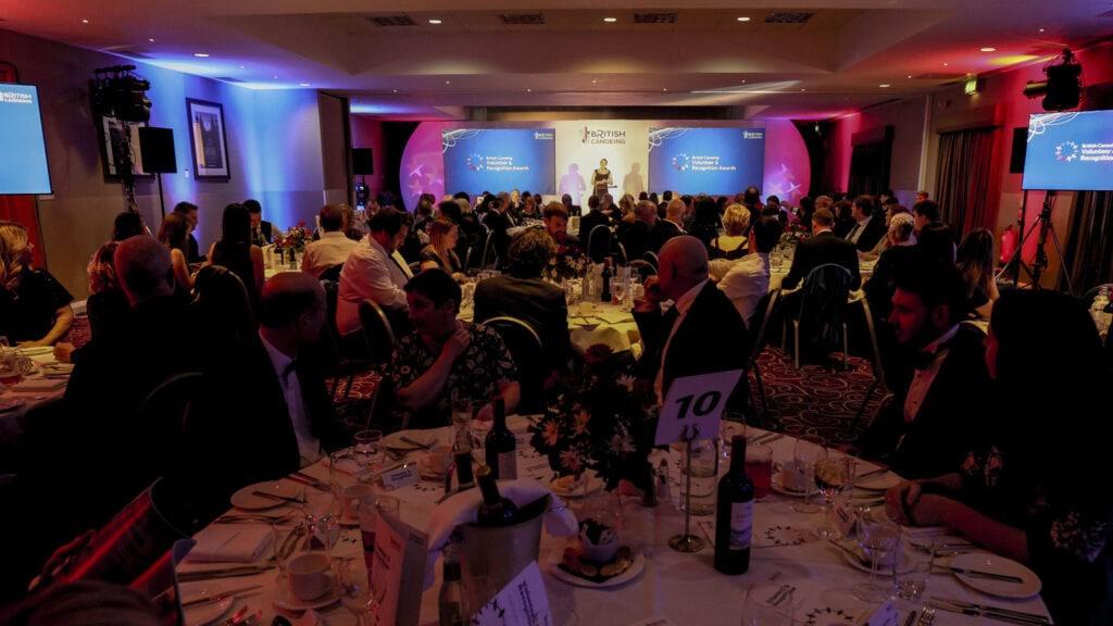 Photo of room from the British Canoeing Awards