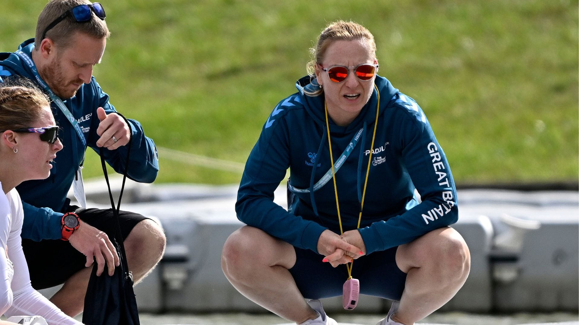 Kristina Medovcikova coaching Deborah Kerr