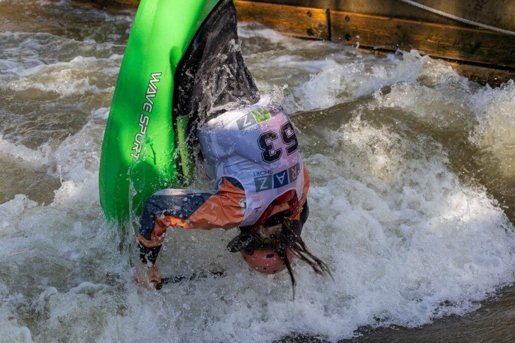 Matt Stephenson in action in Graz