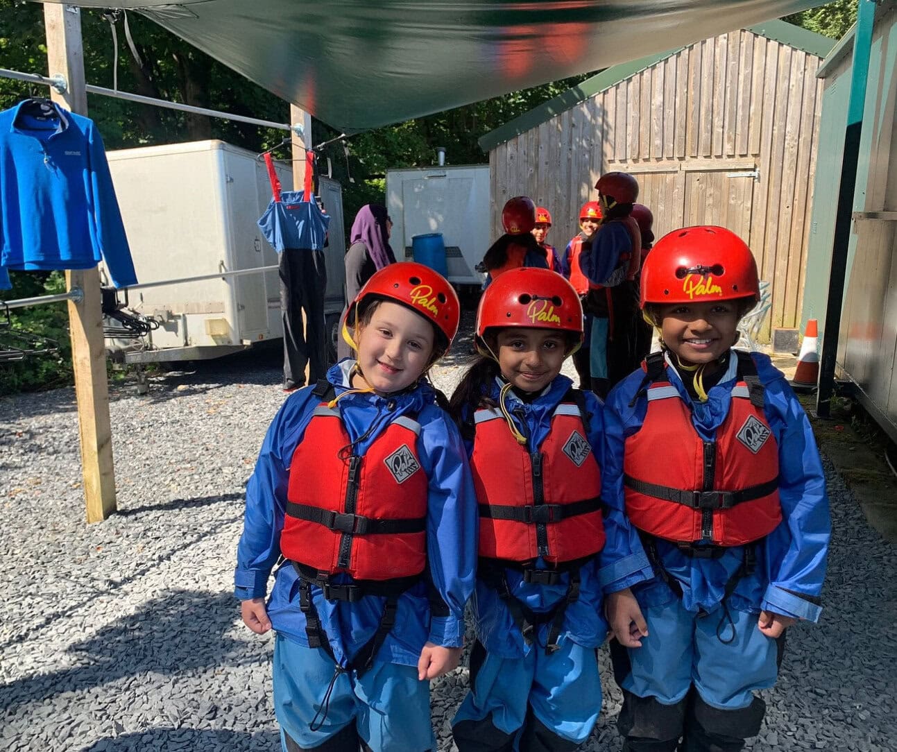 Muslim Scouts canoeing in the Lake District