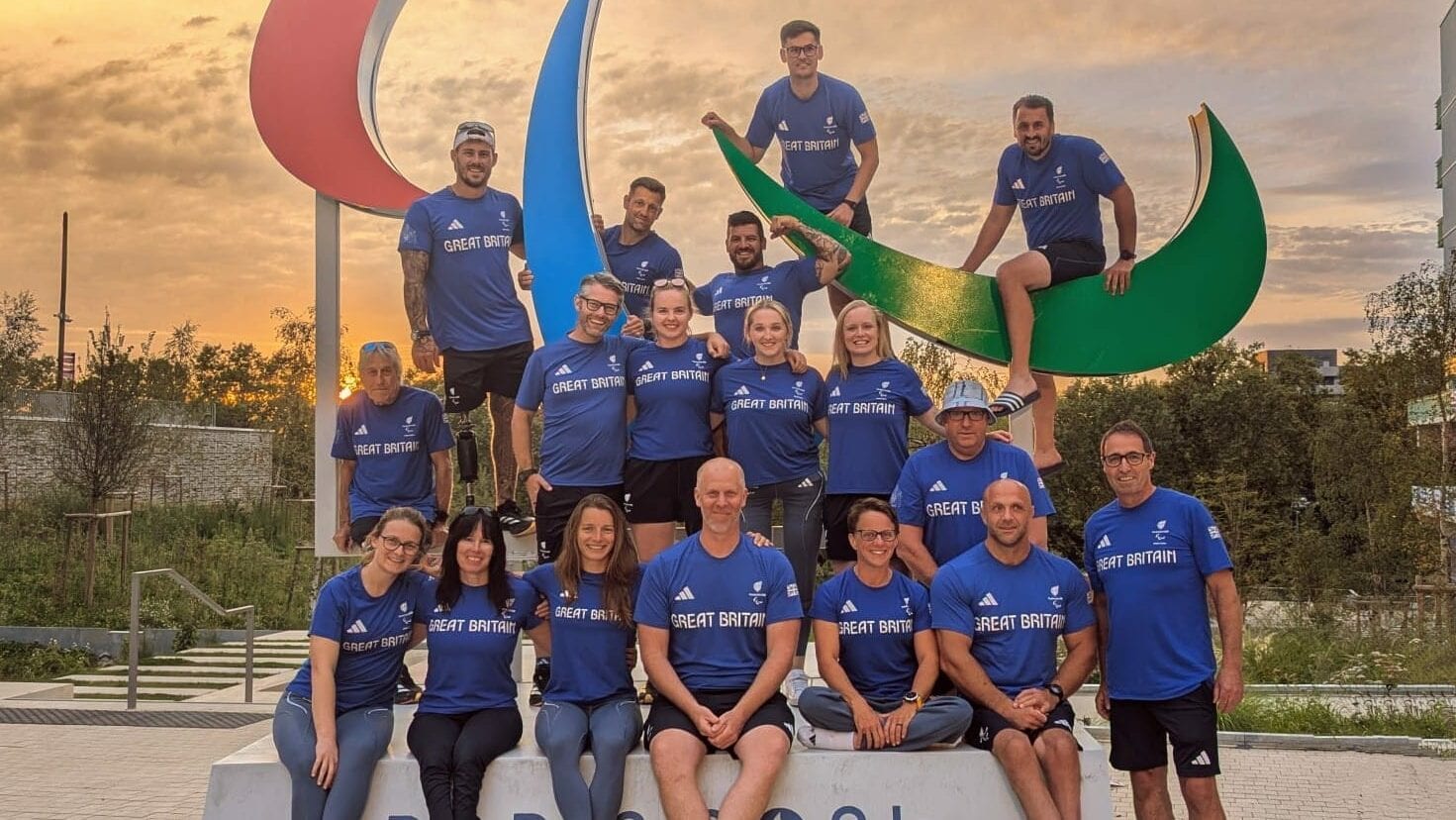 The Paralympic team in Paris