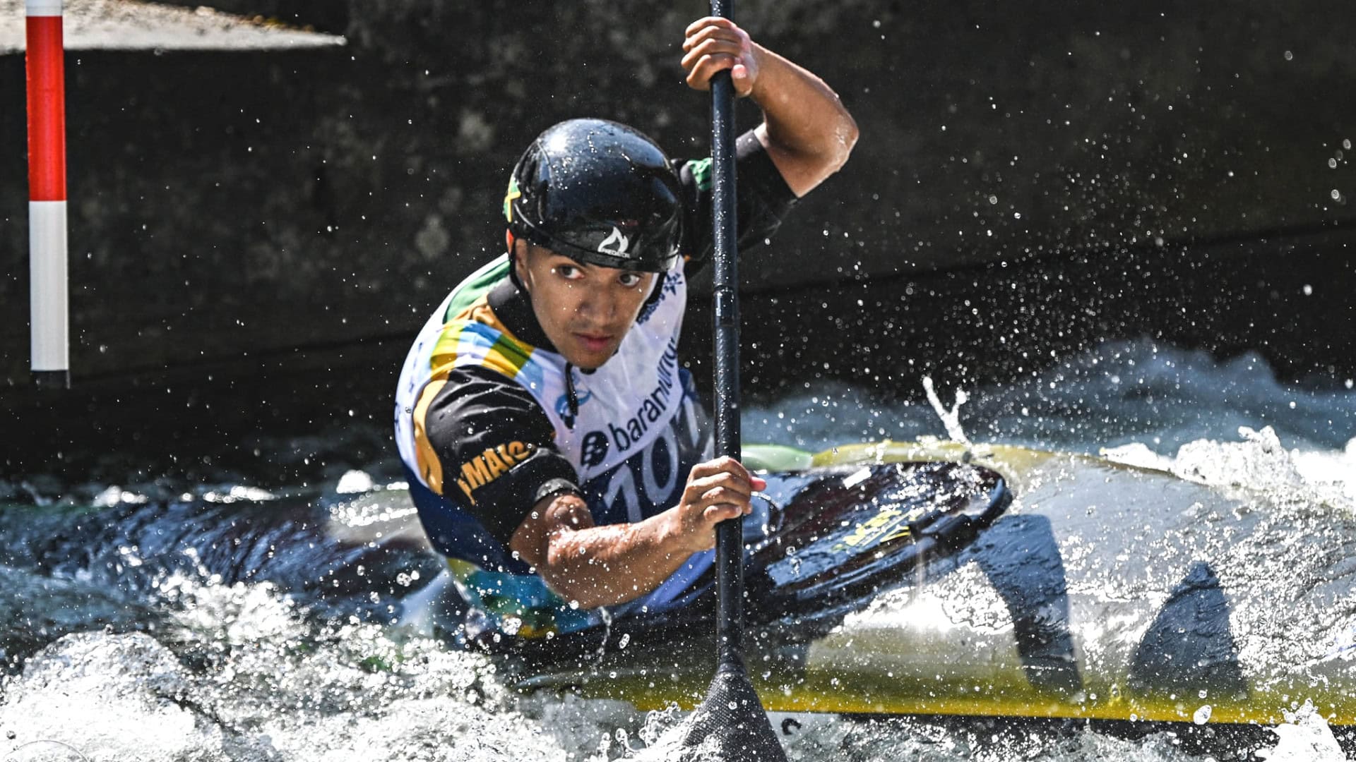 Canoe slalom athlete, Solomon Maragh