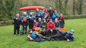 Pleasley Canoe Club members