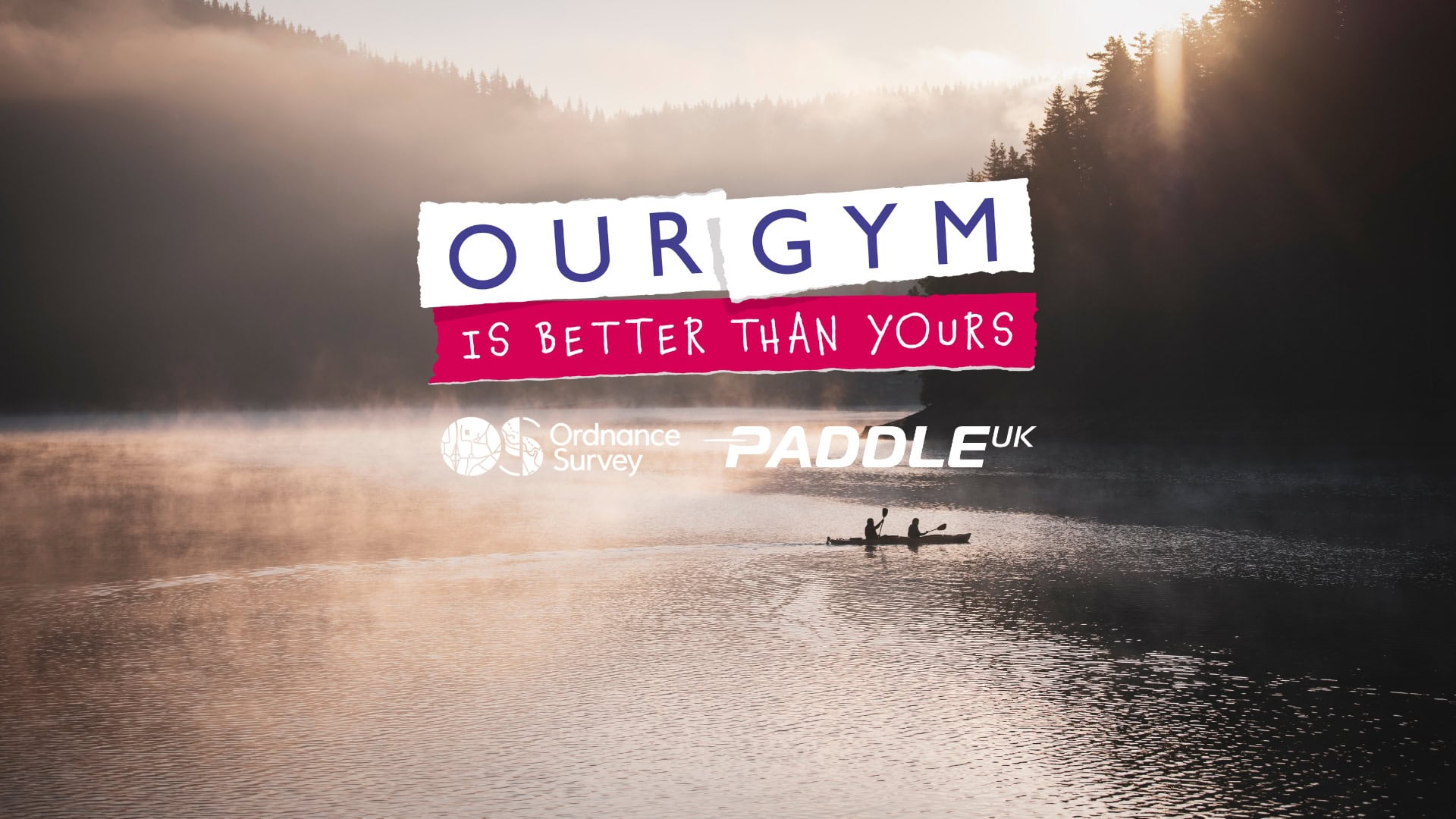 Ordnance Survey Our Gym is Better Than Yours campaign