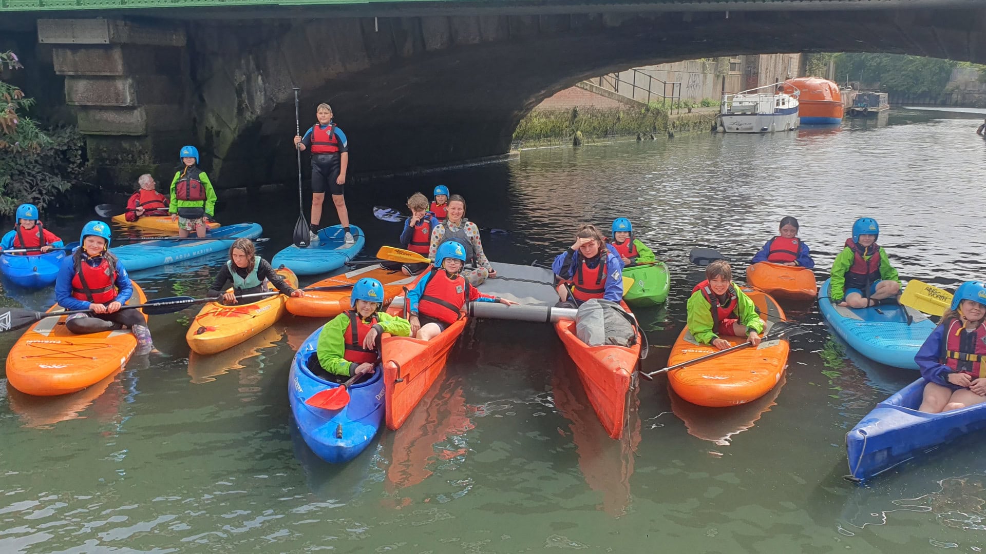 And Fitness For All group kayaking session