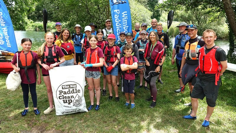 Big Paddle Cleanup volunteers - Poole Harbour Canoe Club Wimborne Paddlesport