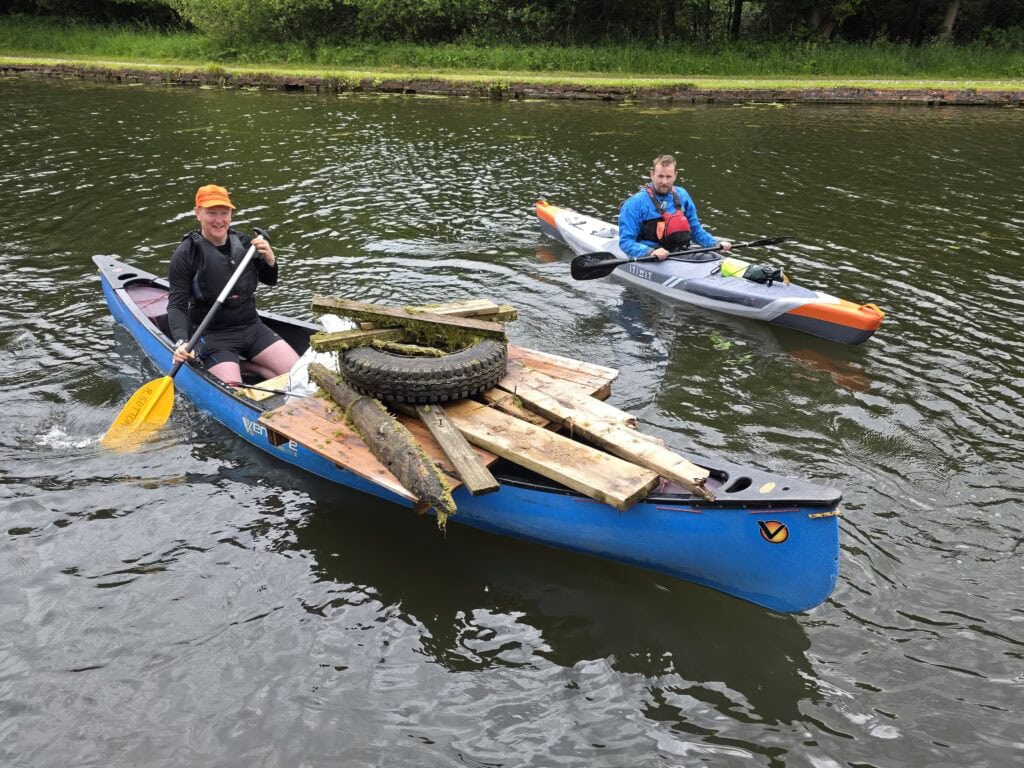 Junk found during the cleanup in Sutton Coldfield