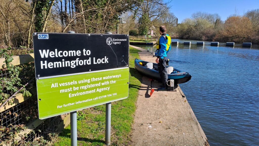 Sign about registering your craft with Environment Agency