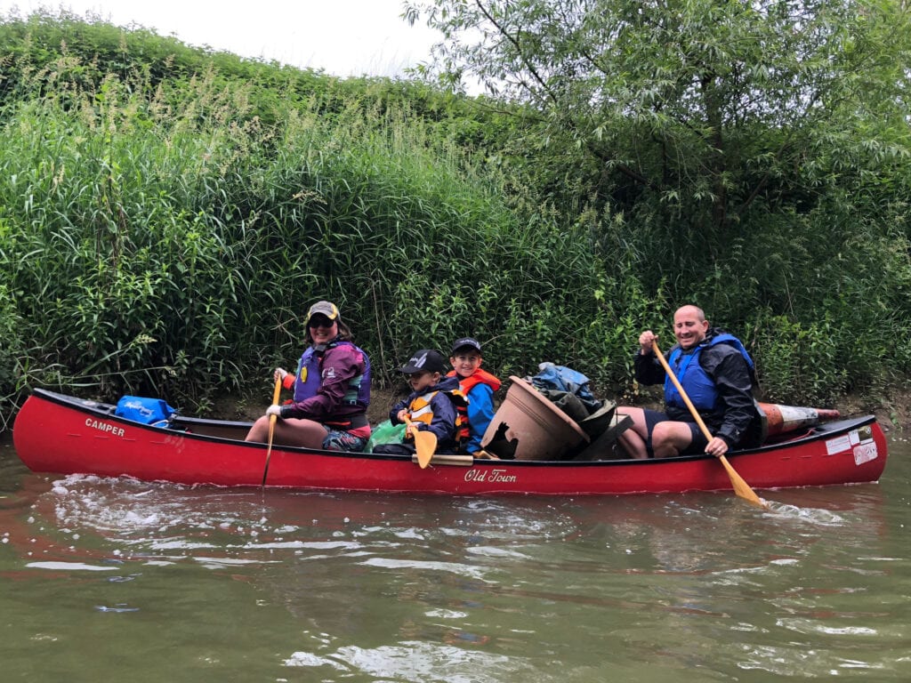 Members of Chichester Canoe Club