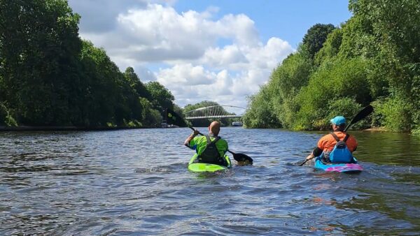 Paddlers on the River Ouse in York