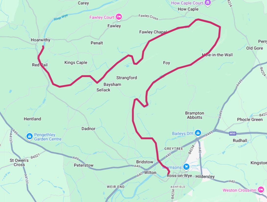 River Wye route