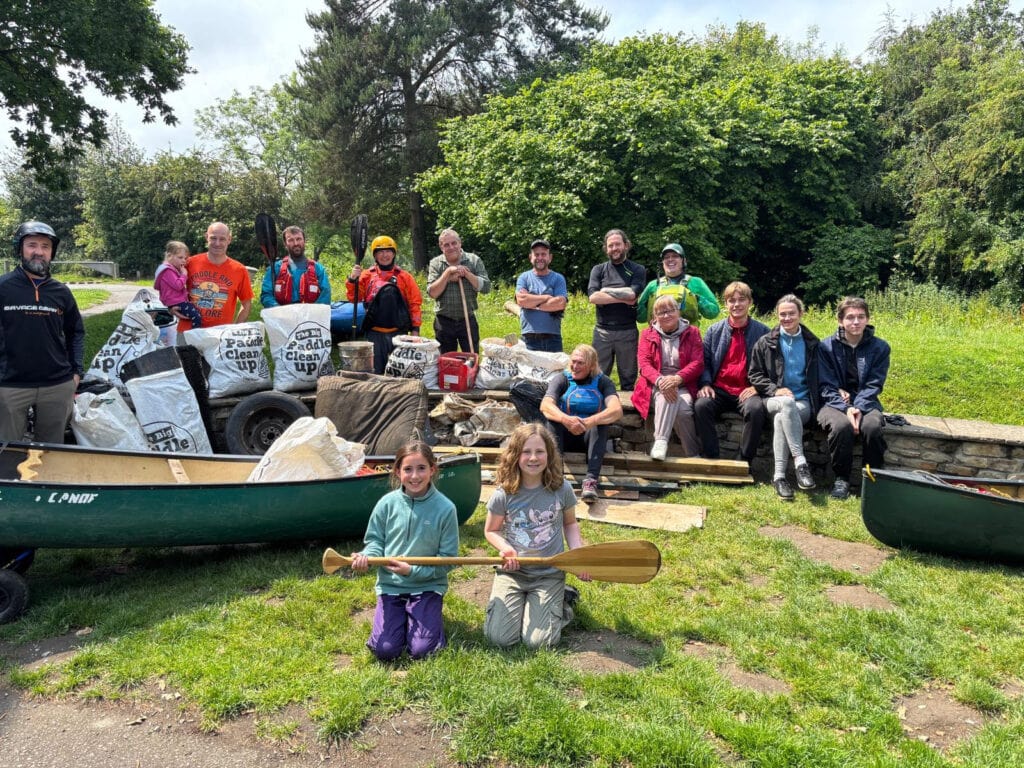 Members of Tyne Valley Canoe Club