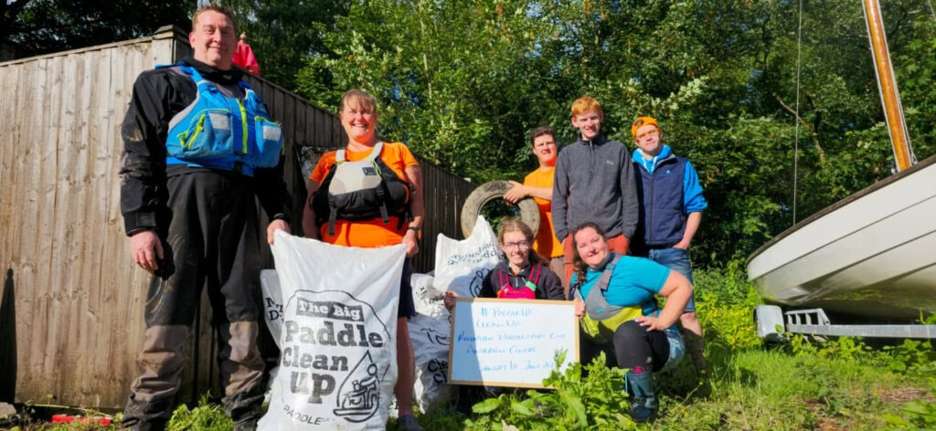 Rivington Paddlesport Club take part in the Big Paddle Cleanup
