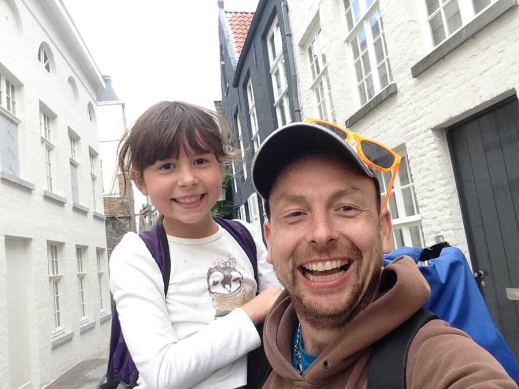 Jamie with his daughter Pearl