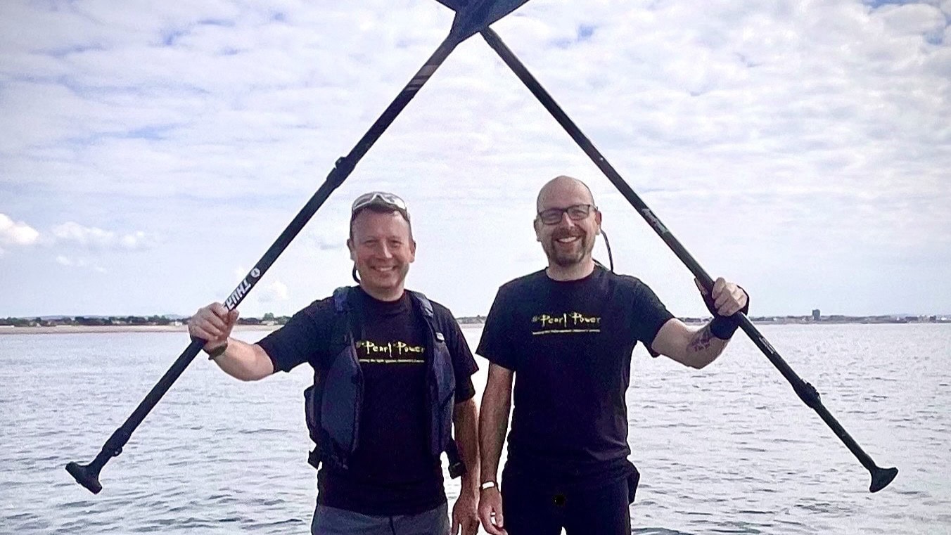 Brothers Jamie and John plan to paddle across the Channel
