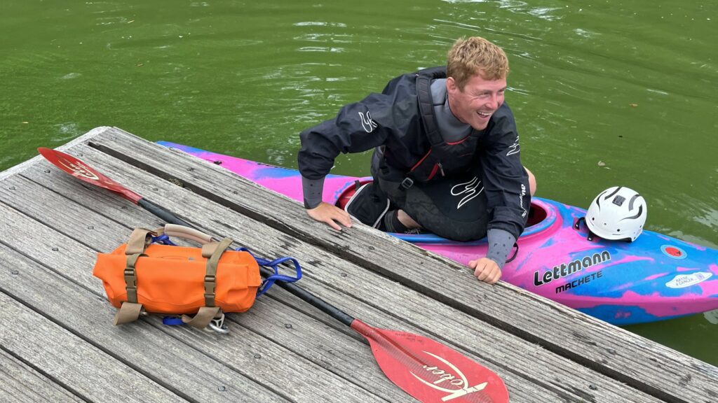 Squirt boat champion Sam Wilson