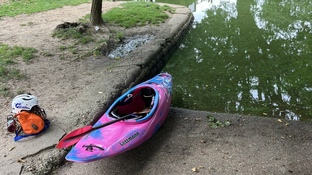 Slipway at the start of the Tonbridge to Yalding trip