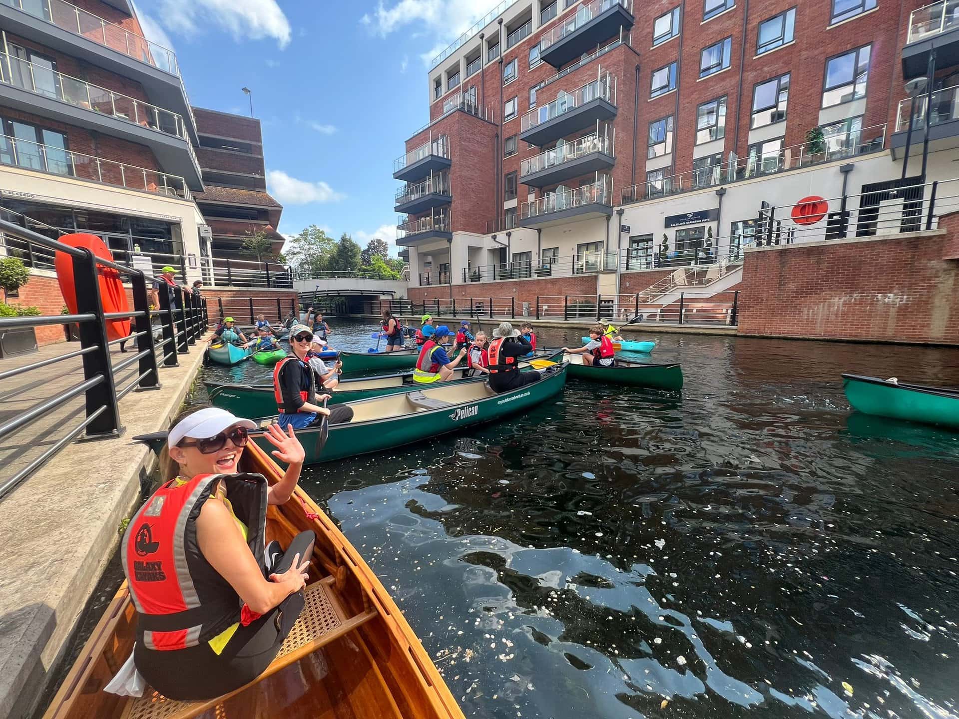 Maidenhead PaddleFest on York Stream