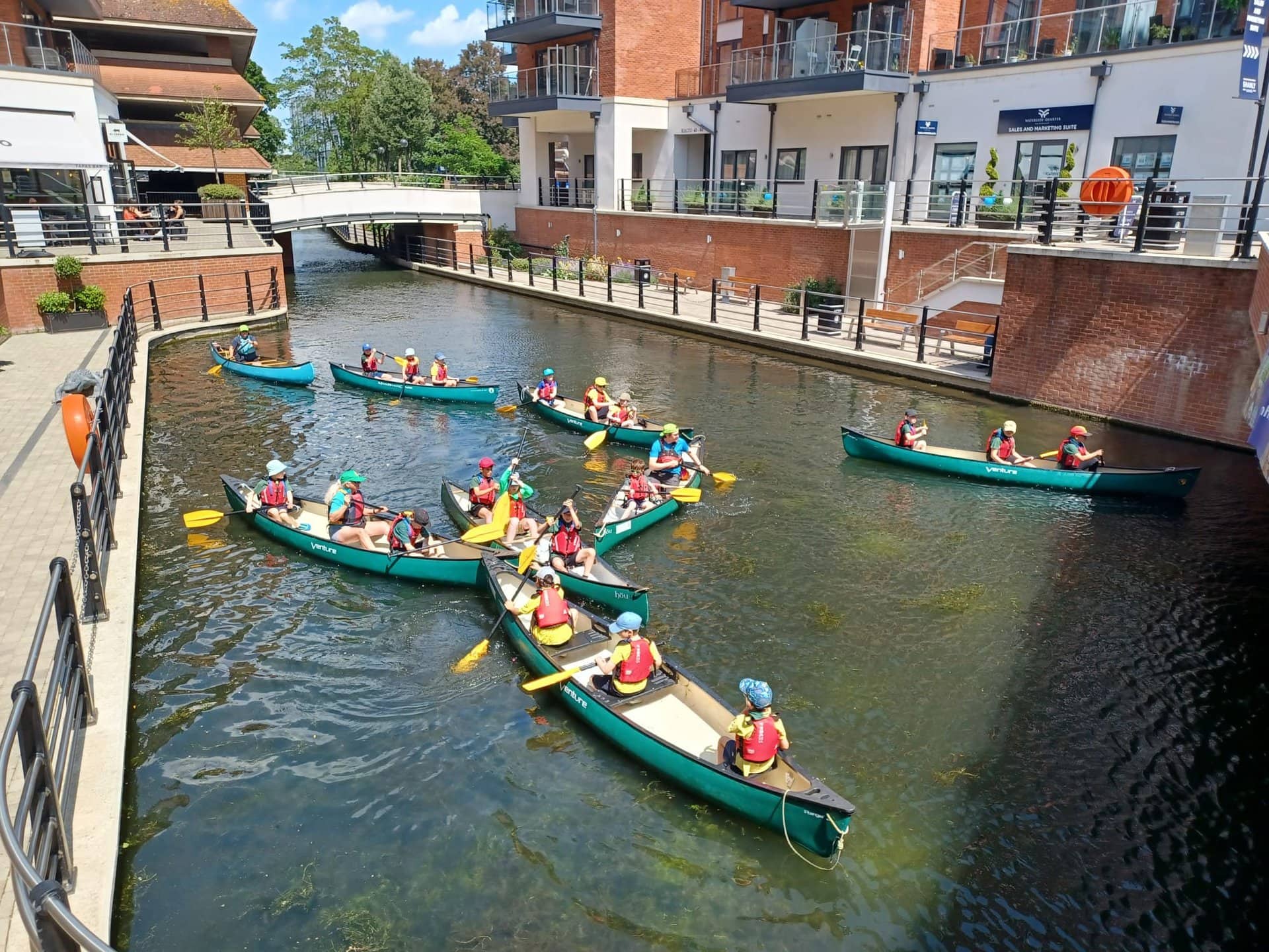 Scouts at Maidenhead PaddleFest 