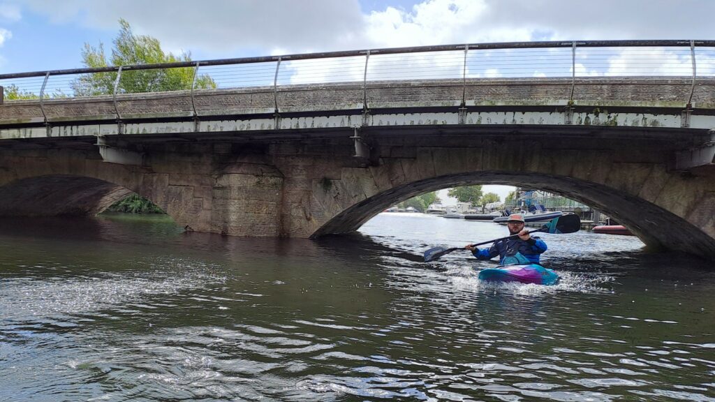 Passing under Bridge Street 