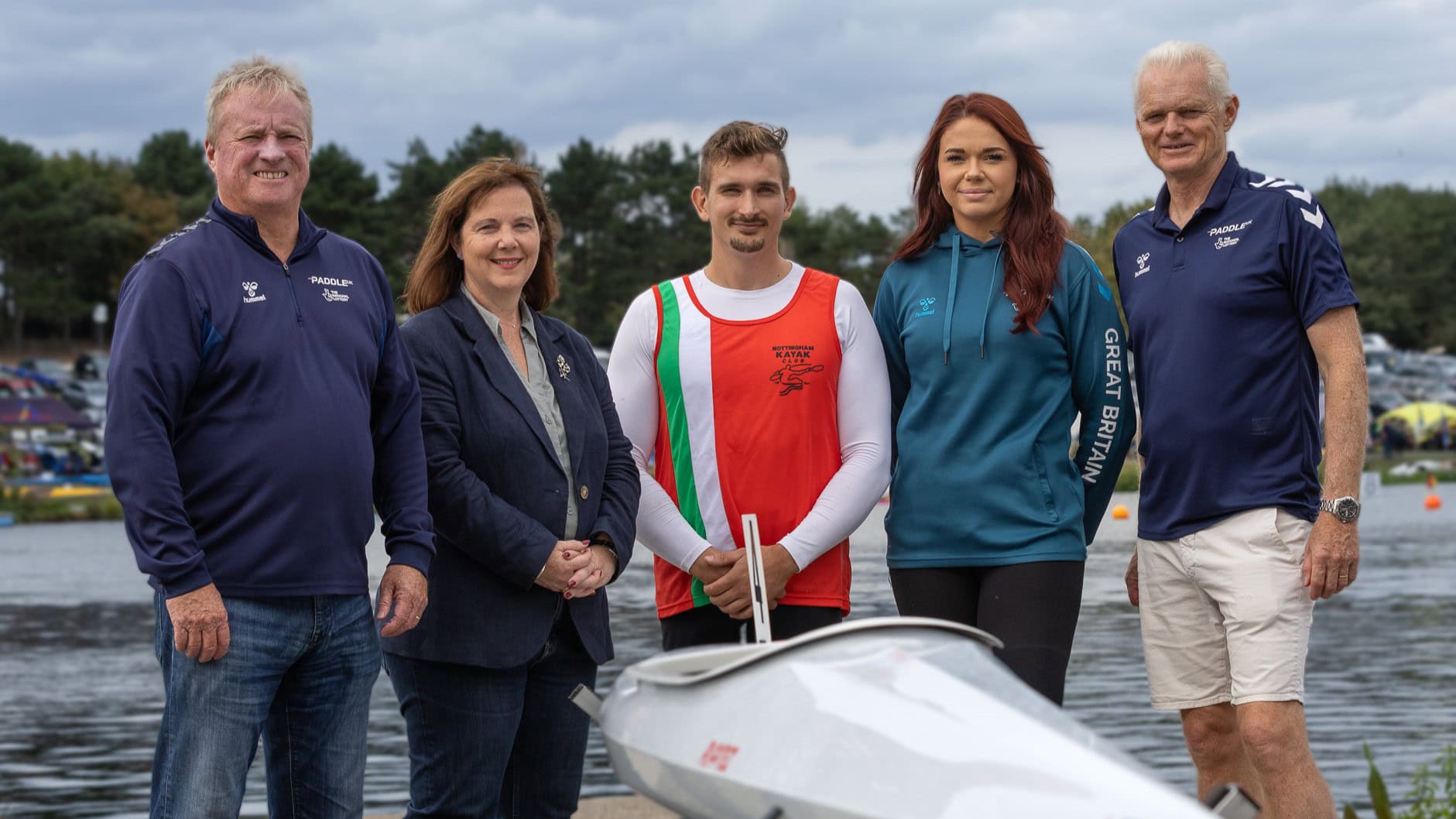 Mayor of East Midlands with athletes