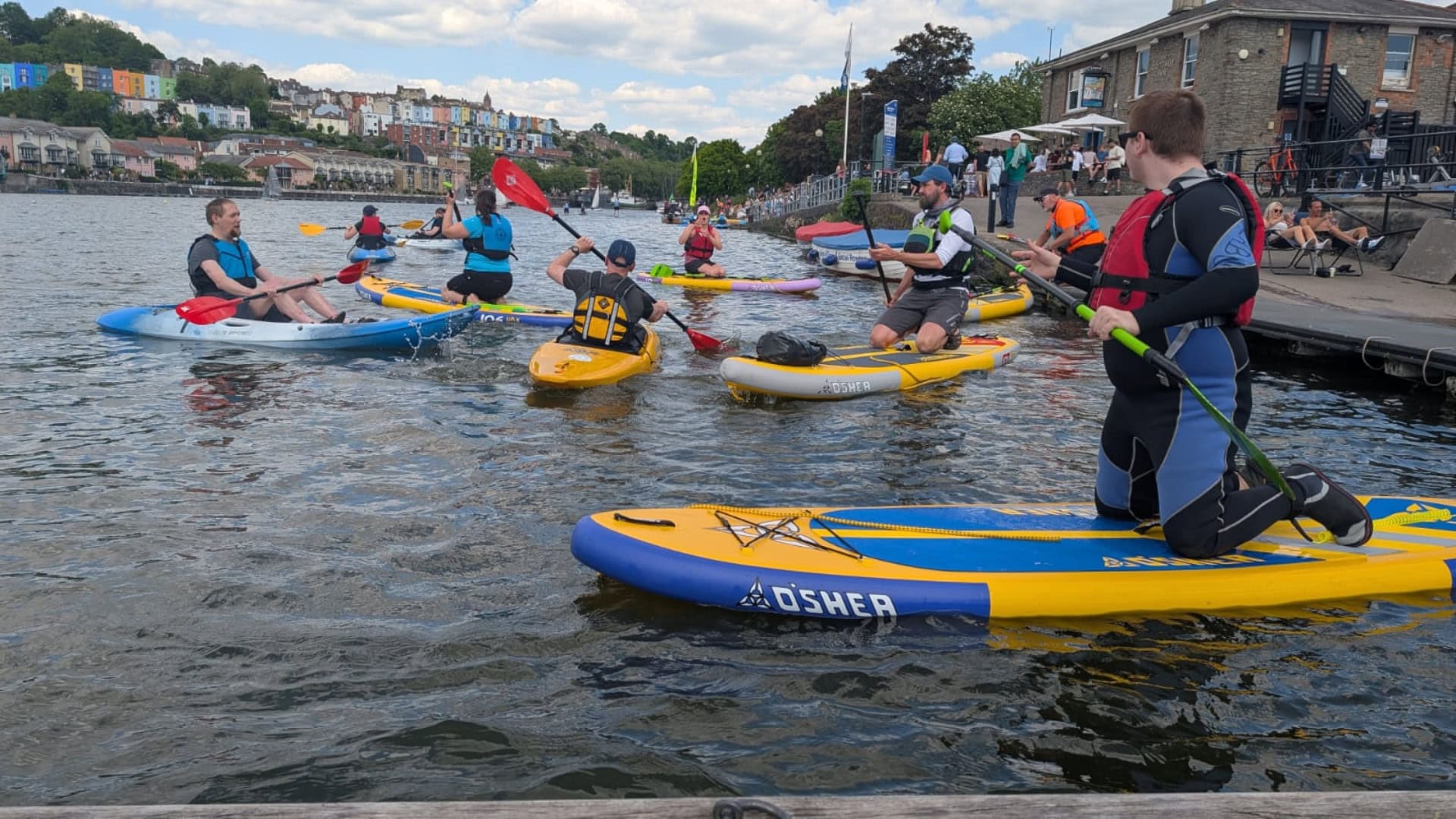 Bristol Deaf Watersports picture group adult