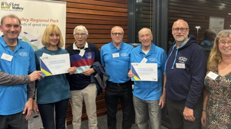 Members of the Lee Valley Floating Pennywort group