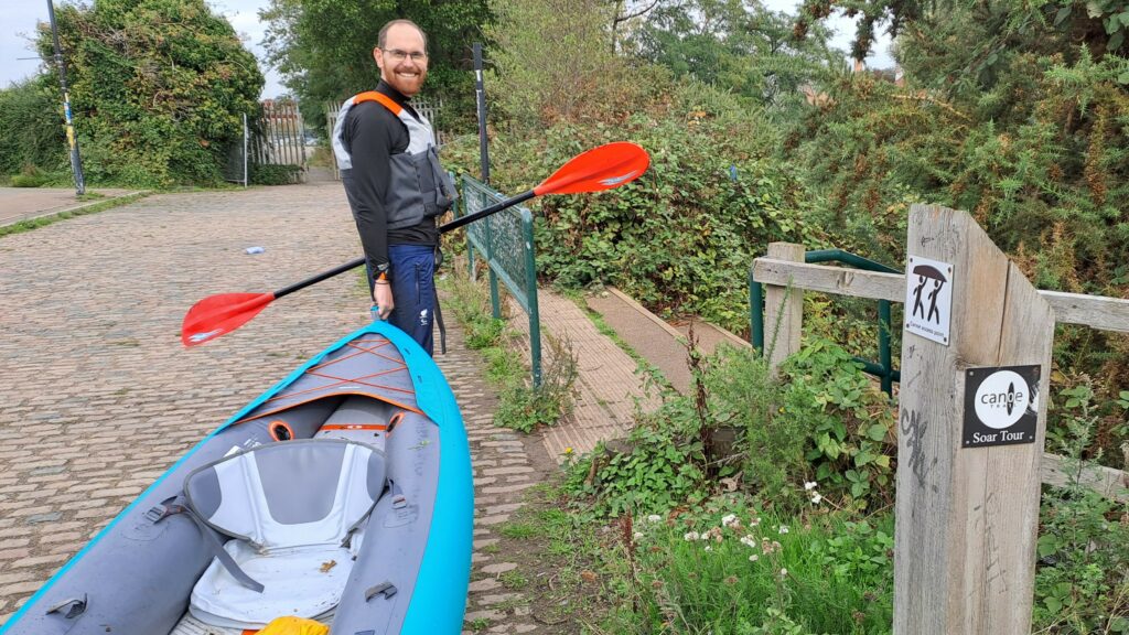Launch point for getting back on the River Soar